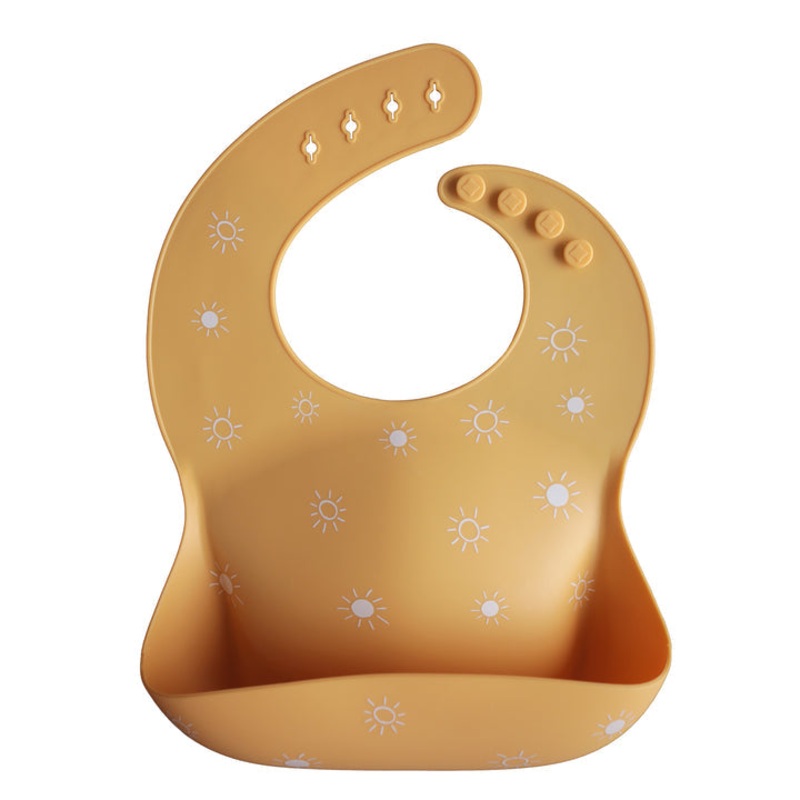 Silicone Baby Bib – Sun Orange
