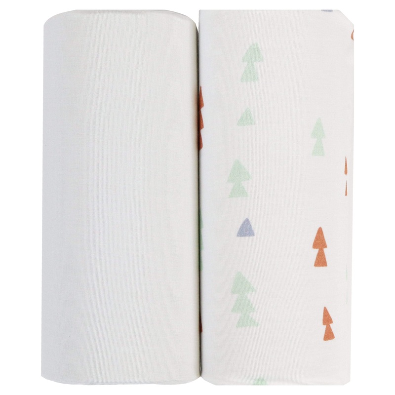 Triangles and Gray 2 PK Swaddle Blanket