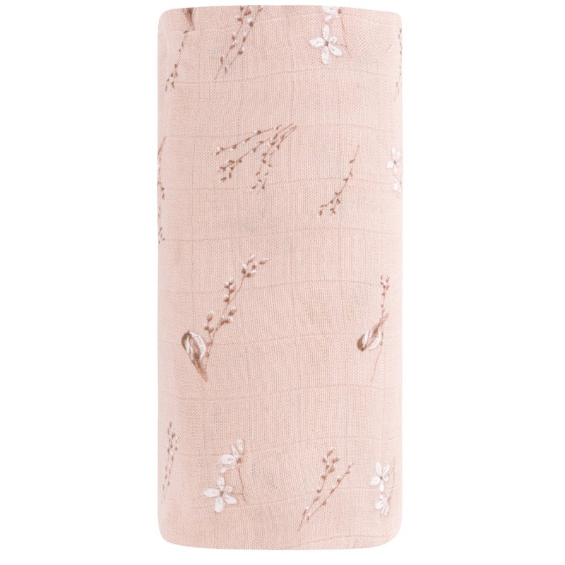 Bamboo Muslin Swaddle – Vintage Birds Collection
