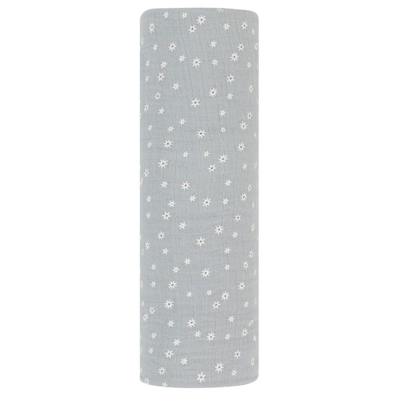 Cotton Muslin Swaddle Blanket – Ditsy Star