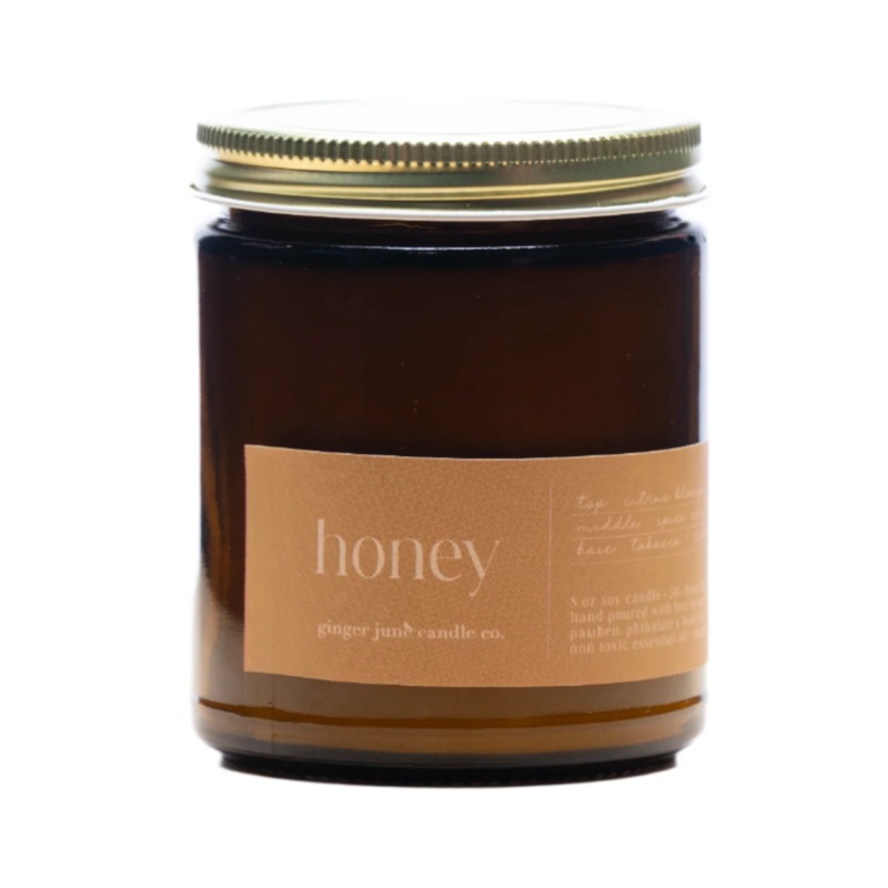 Honey  8 oz Soy Candle