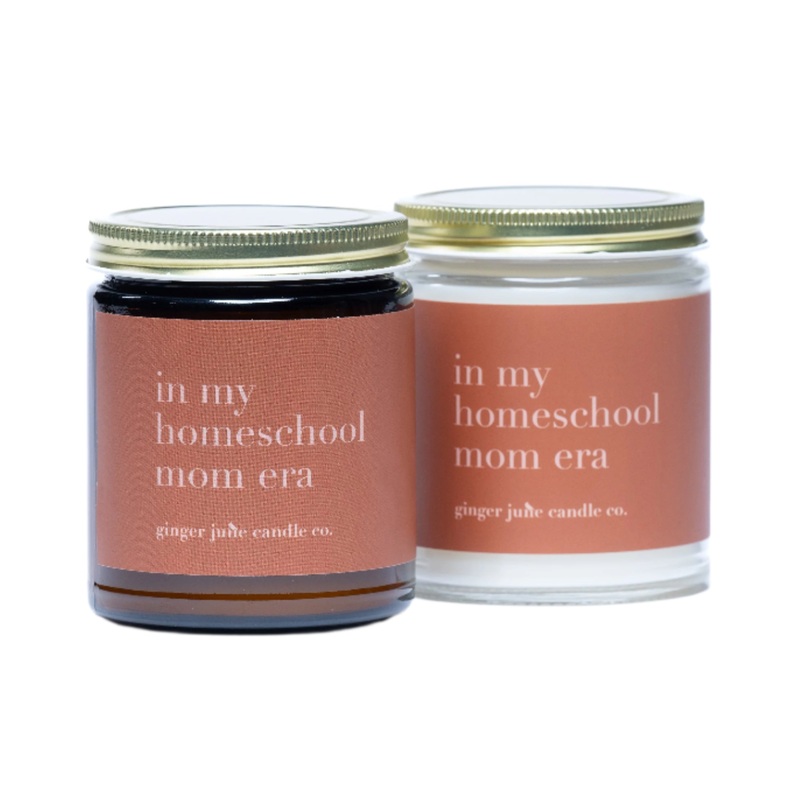 In My Homeschool Mom Era Candle