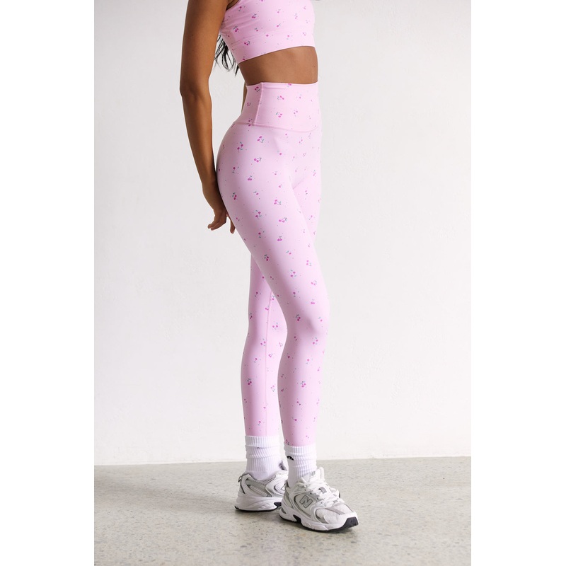 Astoria LUXE BLOSSOM Full Length Legging – Cherry