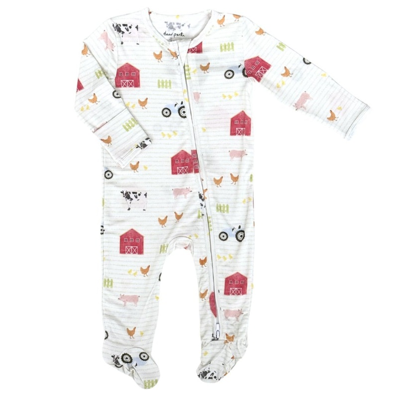 Footie Zippered One Piece – Farm & Co.