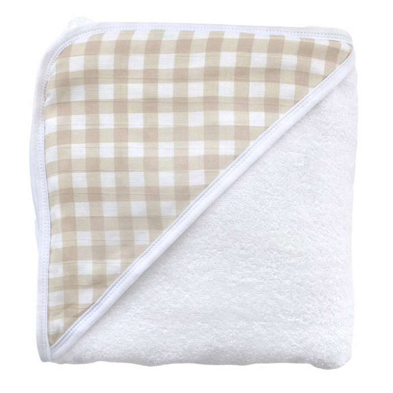 Hooded Towel – Gingham