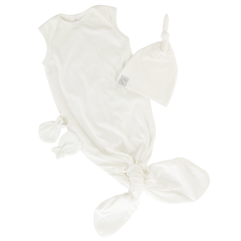 Knot Wearable Blanket, Knot Hat & Mitten Set – Ivory