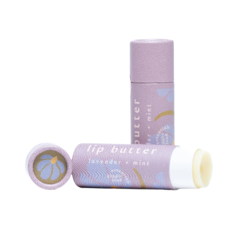 Lip Butter  Lavender Peppermint  Moisture Rich & Glossy Enhanced with Olive Squalane