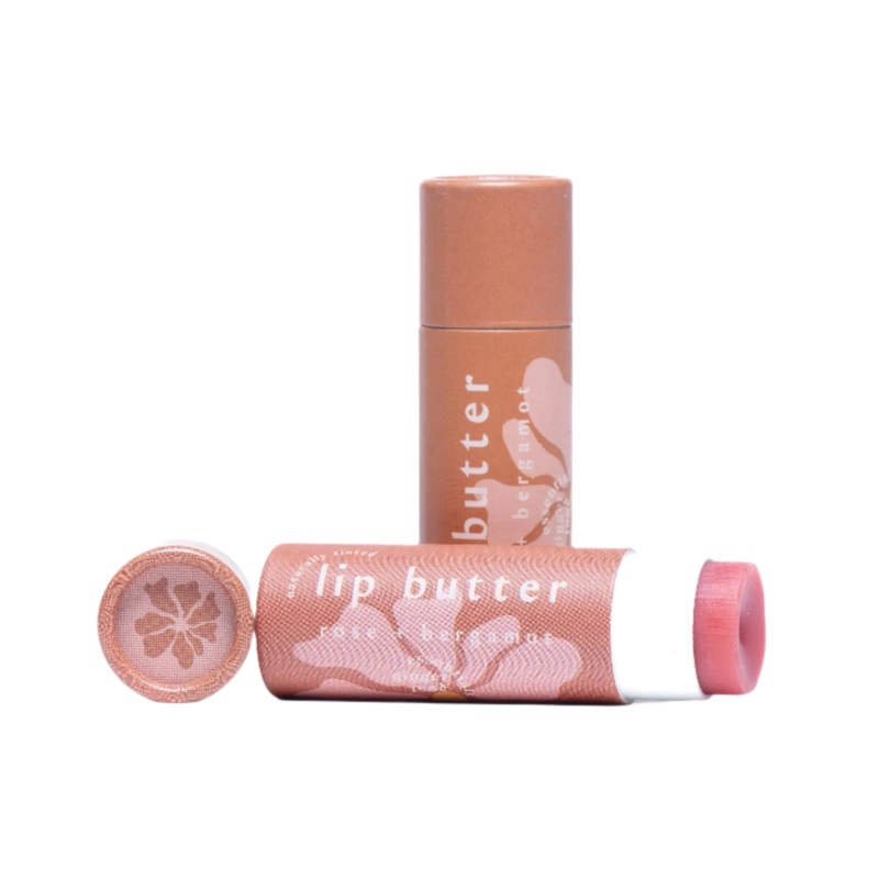Lip Butter  Rose Bergamot  Moisture Rich & Glossy Enhanced with Olive Squalane