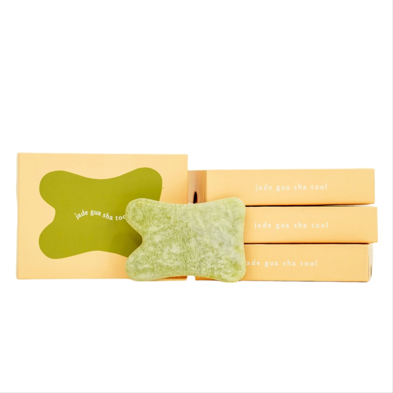 Real Jade Gua Sha Facial Stone U-Shape