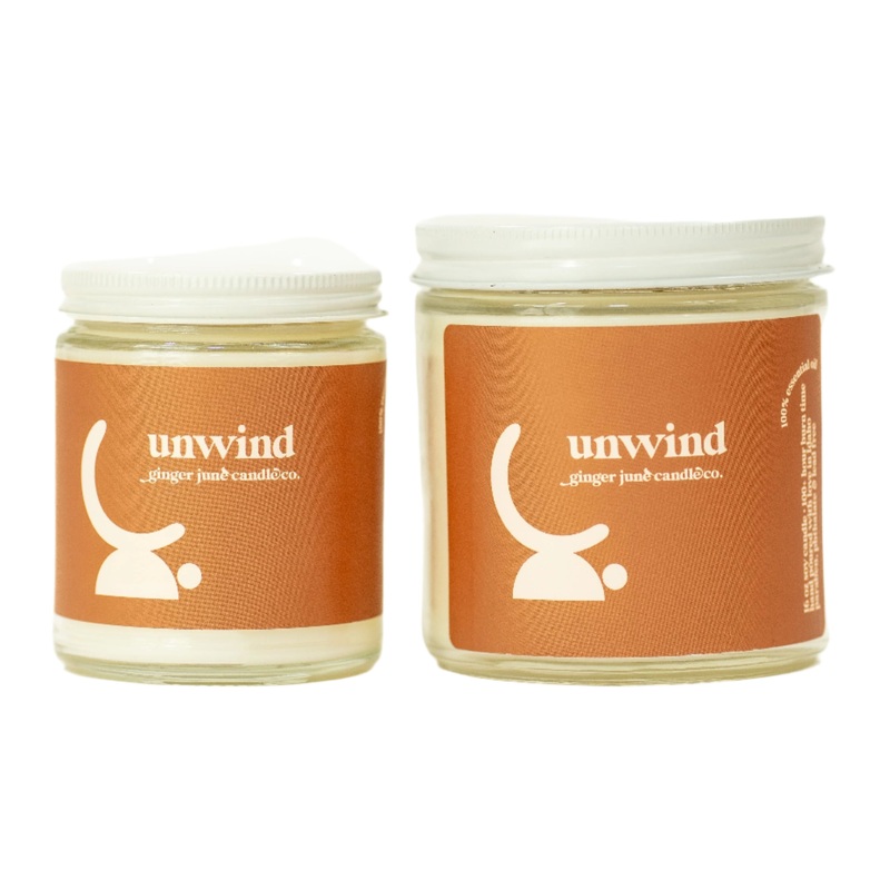 Unwind  100% Essential Oil Soy Candle