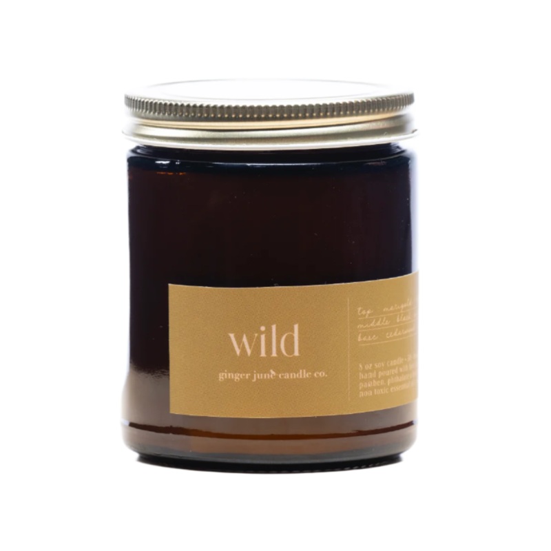 Wild  8 oz Soy Candle