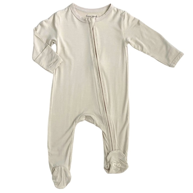 Zippered Footie – Oat