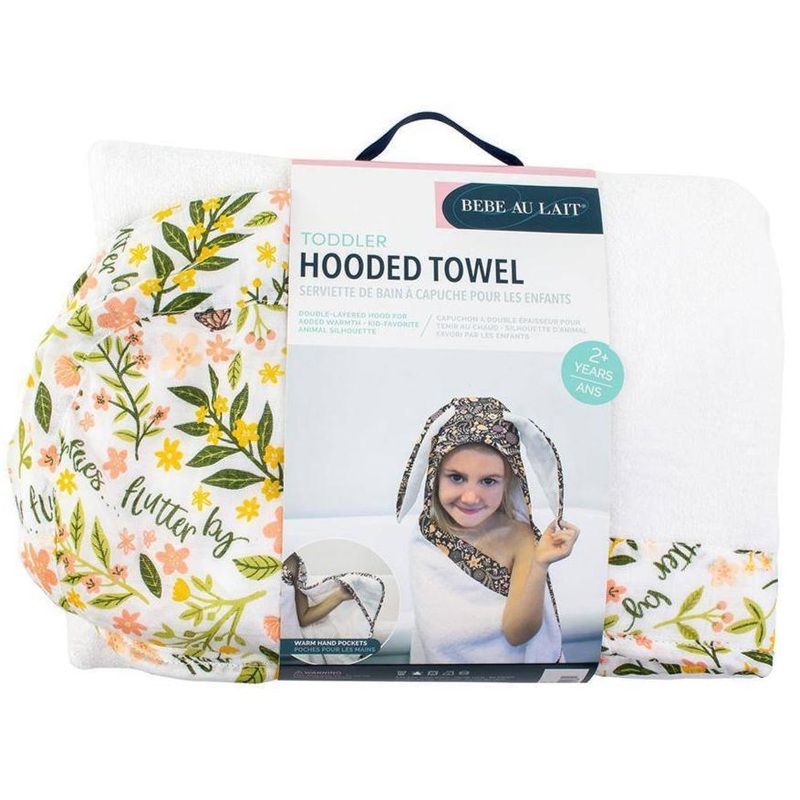 Flutterby Toddler Hooded Towel