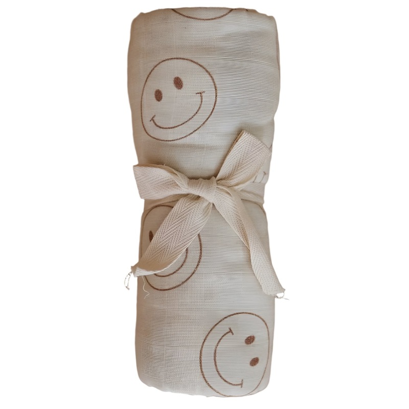 Muslin Swaddle | Just Smile Ivory