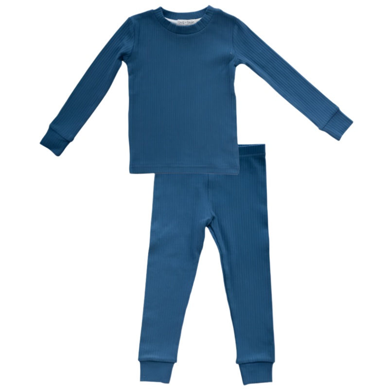 Organic Cotton 2-Piece Set – Ocean Blue