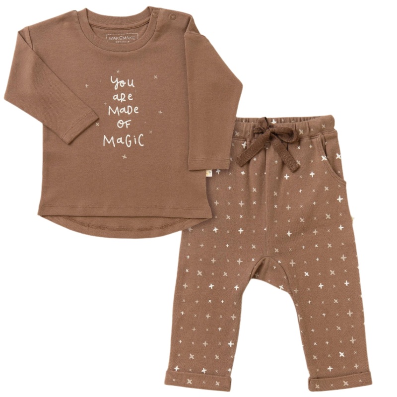 Organic Kids T-Shirt & Pant Set – Magic