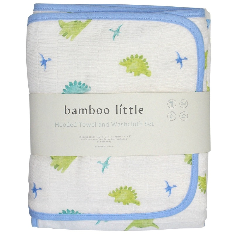 Dinosaur Hooded Towel Set