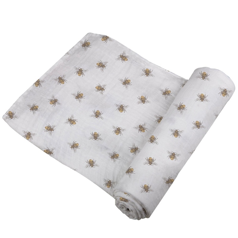 Honey Bee Bamboo Swaddle