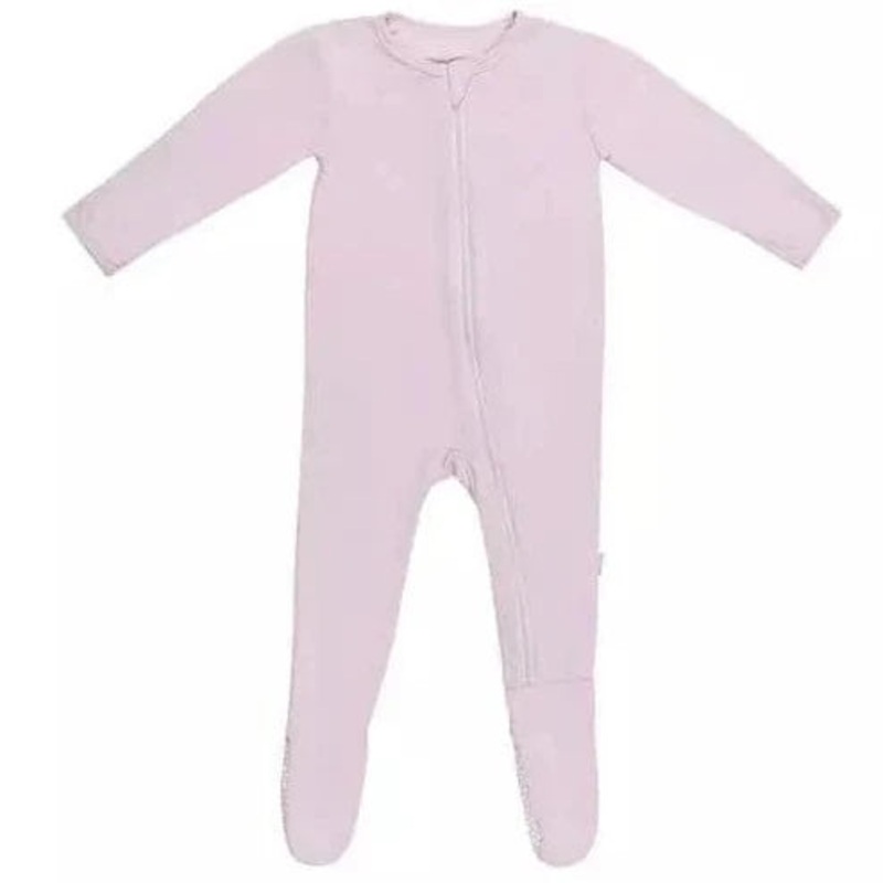 Lavender Zippered Footie