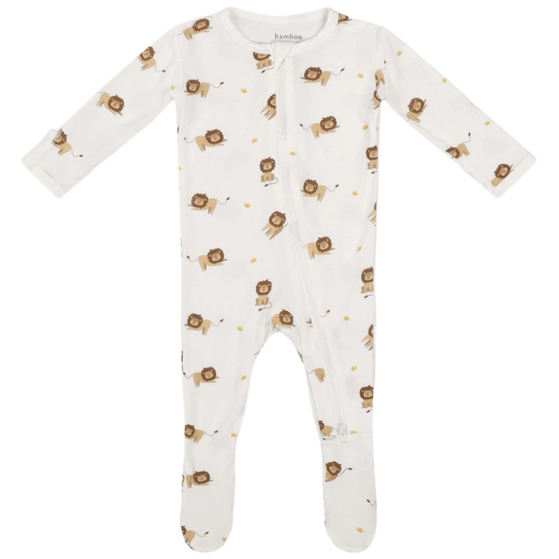 Lion Zippered Footie