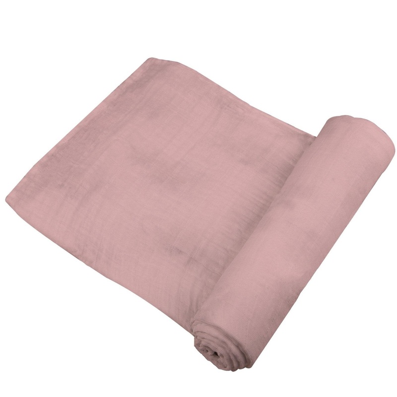 Pink Rose Bamboo Swaddle