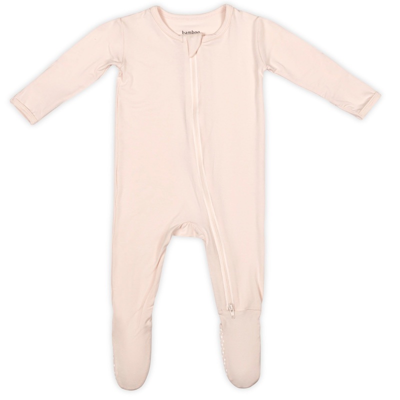 Pink Zippered Footie