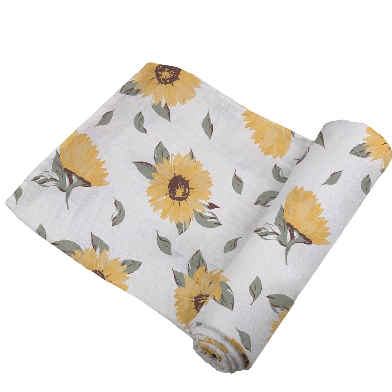 Sunflower Farm Bamboo Swaddle