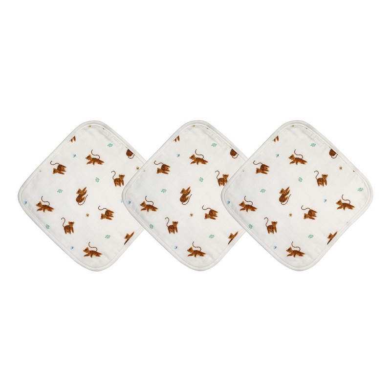 Tiger Washcloth Set
