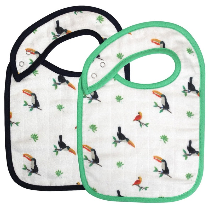 Toucan Bib Set