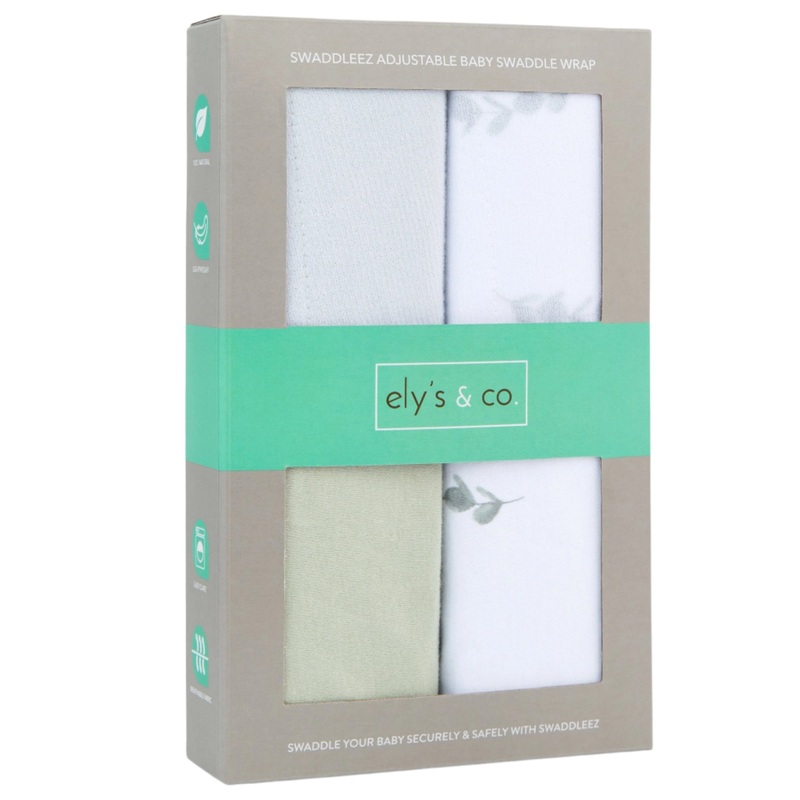 Adjustable Swaddle Blanket – Eucalyptus & Sage