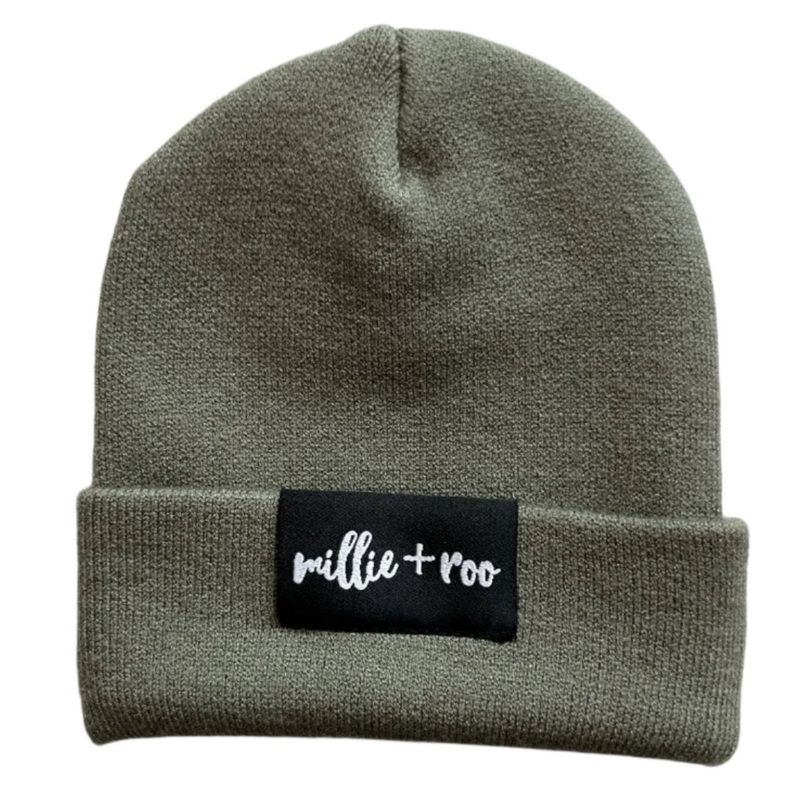BAMBOO CUFF BEANIE- Sage