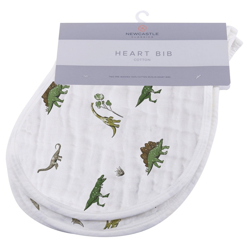 Dino Days Cotton Burp Cloth Bib 2PK