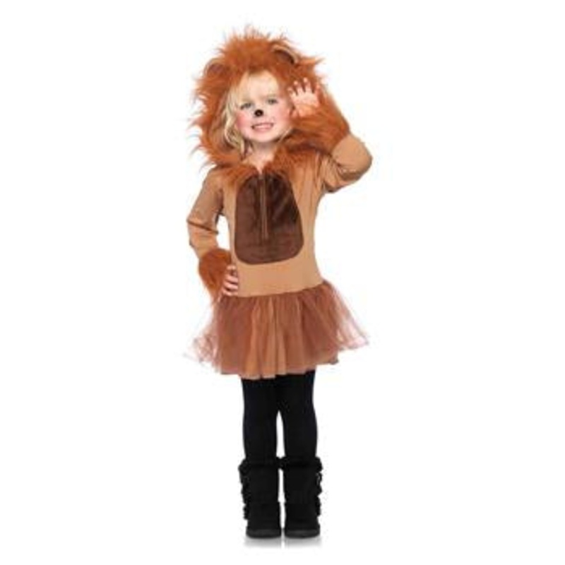 Girl’s Cuddly Lion Costume