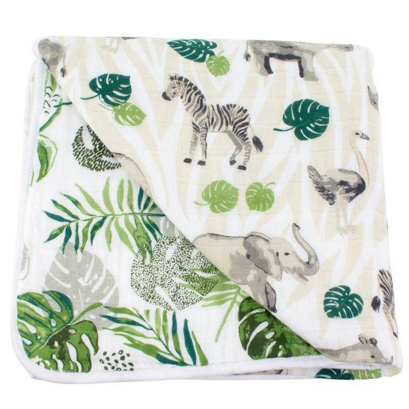 Jungle + Rainforest Premium Cotton Snuggle Blanket