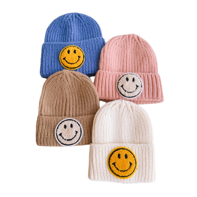 Smiley Patch Beanie