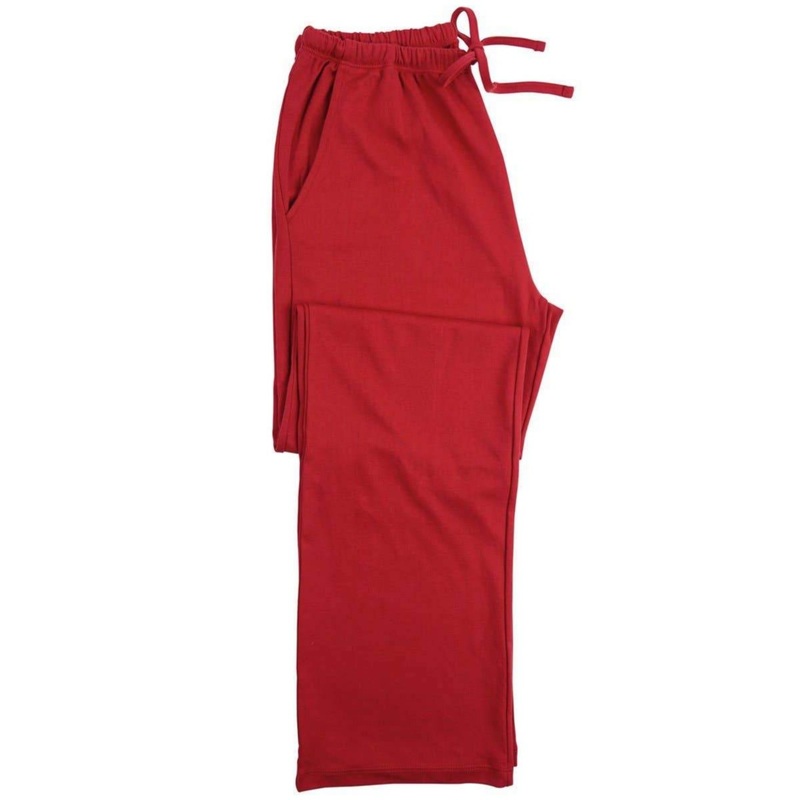 Adult PJs – Solid Red
