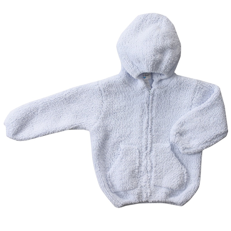 Chenille Hoodie – Light Blue