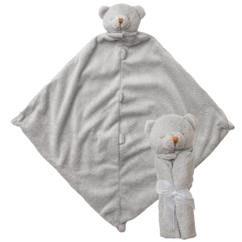 Cuddle Twins – Grey Bear Blankie