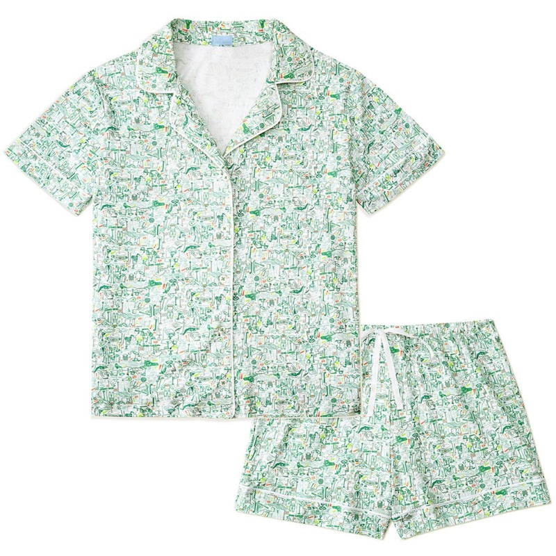 Golf Womens Button Front Short Pajama Set