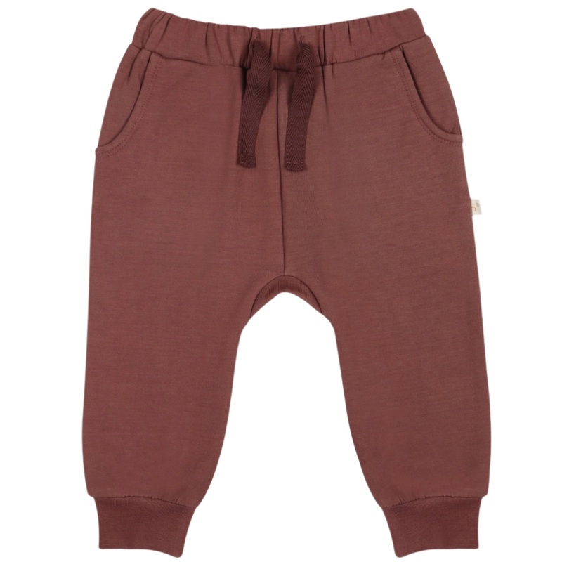 Organic Fleece Jogger Pants – Plum