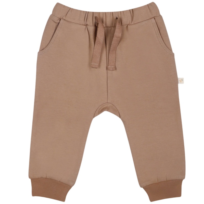 Organic Fleece Jogger Pants – Taupe
