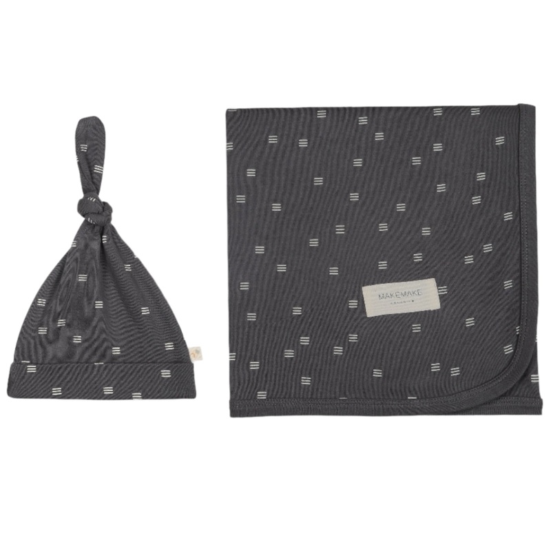 Organic Swaddle Blanket & Hat – Tribe