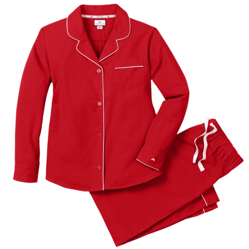 Women’s Flannel Pajama Set in Red