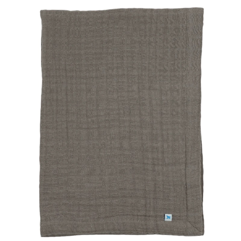 Cotton Muslin Baby Quilt – Mocha