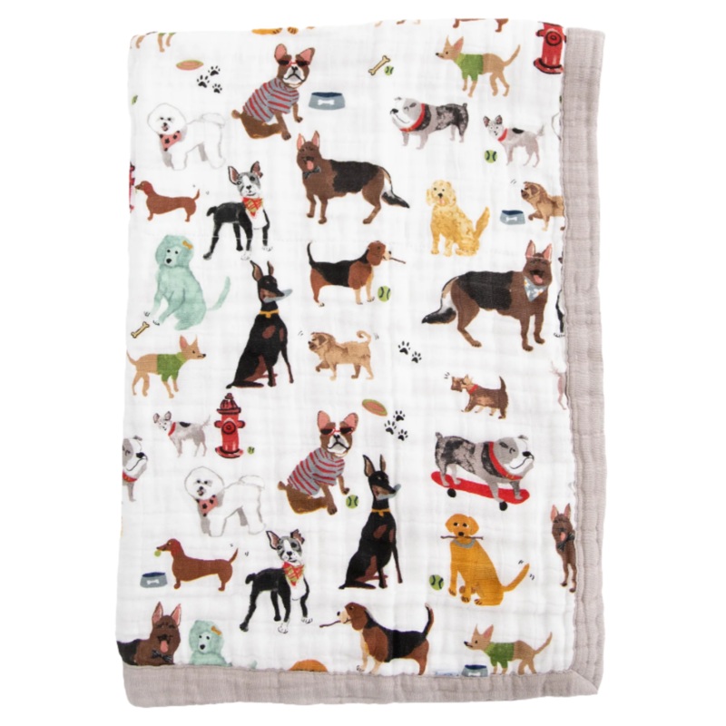 Cotton Muslin Baby Quilt – Woof