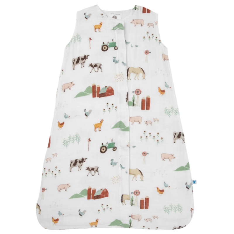Cotton Muslin Sleep Bag – Farmyard
