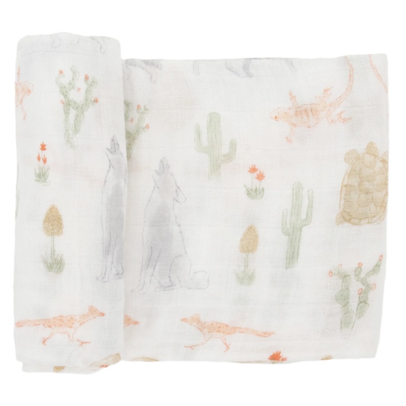 Cotton Muslin Swaddle Blanket – Desert Night