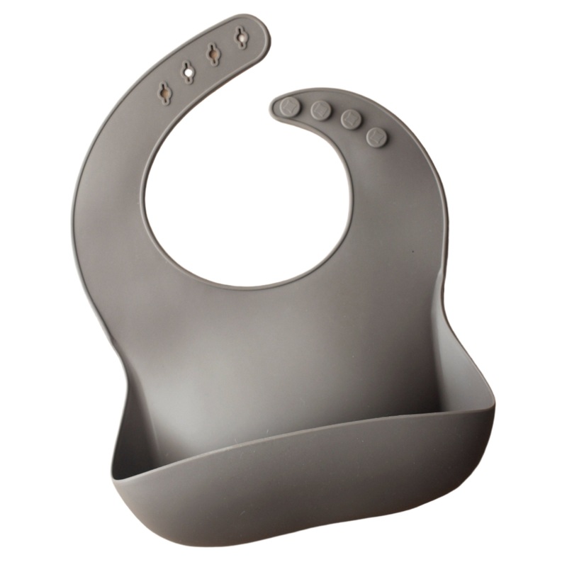 Silicone Baby Bib – Onyx