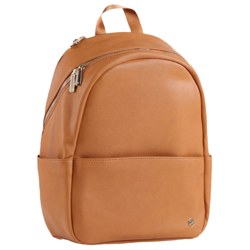 Skyline Backpack Cognac – Gold Hardware