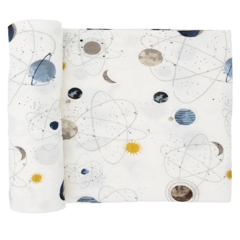 Stretch Knit Swaddle Blanket – Planets